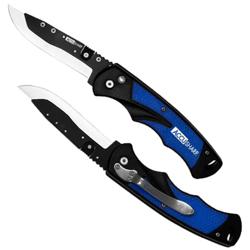 AccuSharp | Replaceable Blade Razor Knife 3.5"| Royal Blue