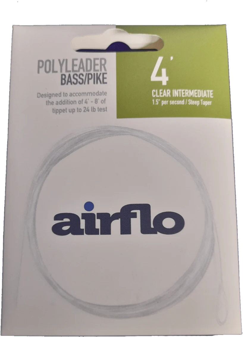 Airflo | Bass and Pike Polyleader | 4' Intermediate