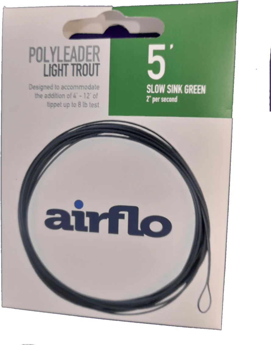 Airflo | Polyleader | Trout | 8' | Slow Sink Green | 2" per second - Image 2