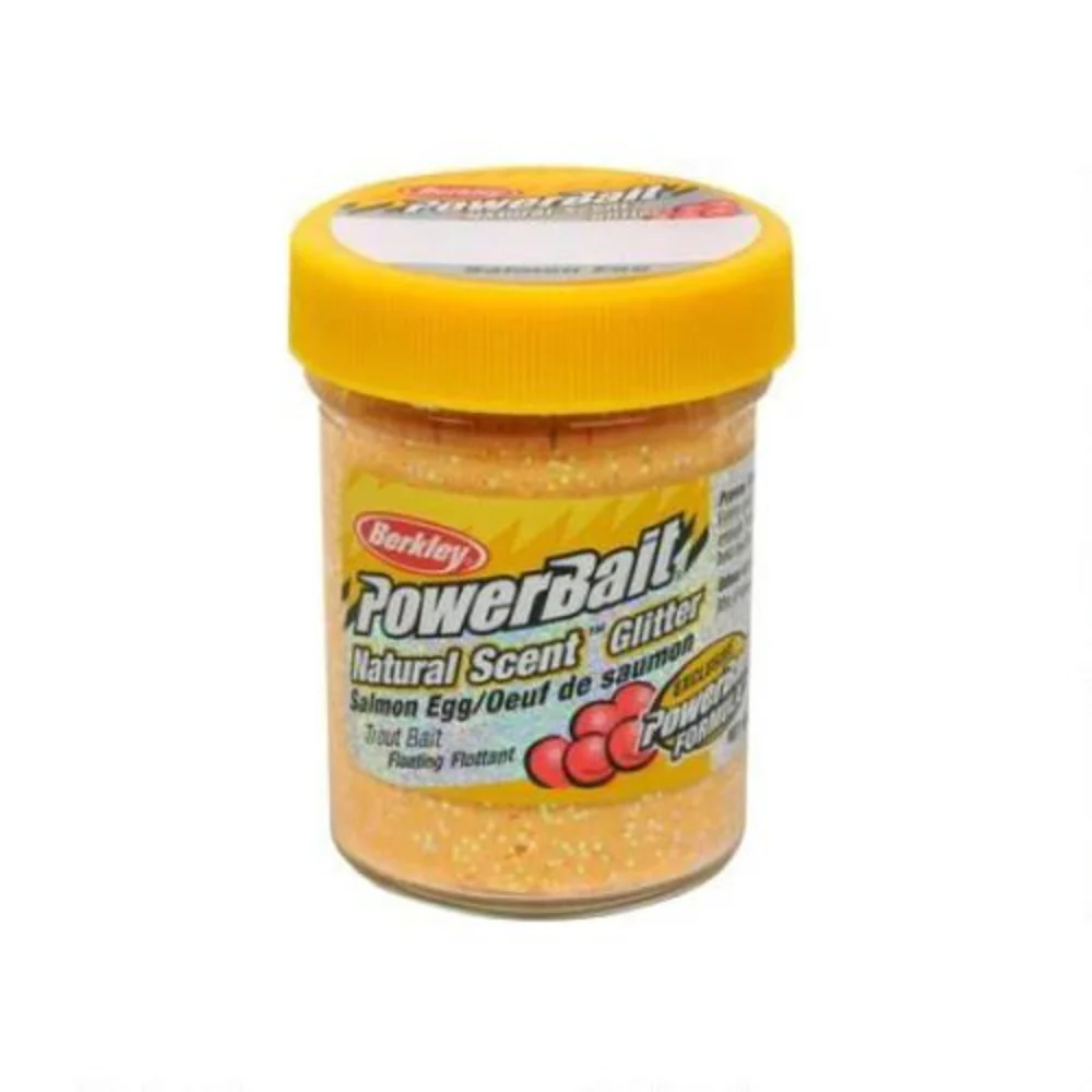 Berkley PowerBait | Natural Glitter Trout Bait Salmon Eggs Salmon Peach