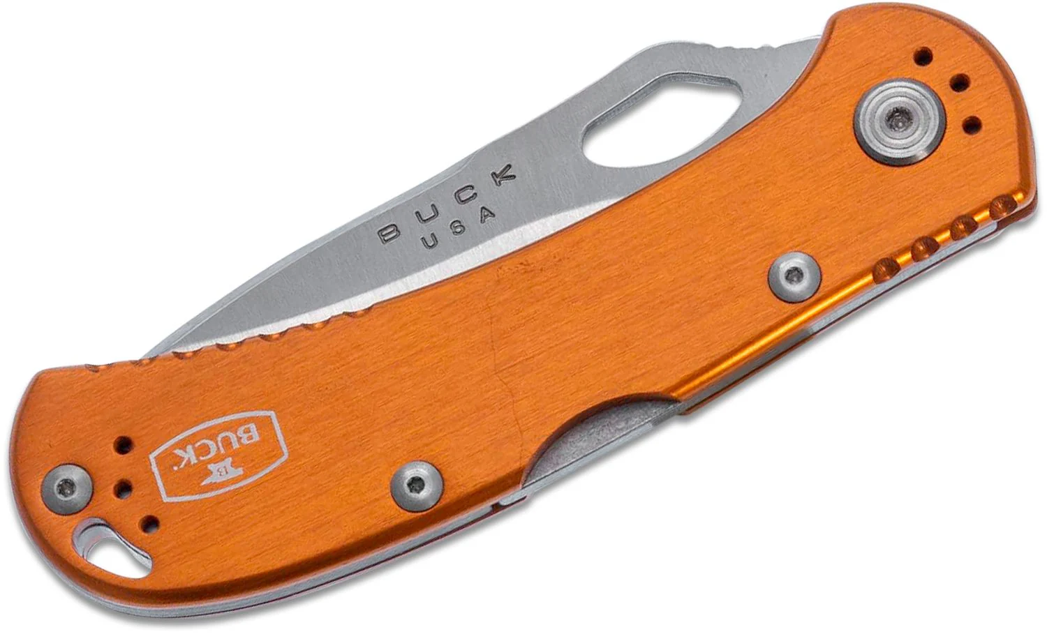 Buck | 722 Spitfire Knife | Non-Serrated | Orange | Knife - Image 2