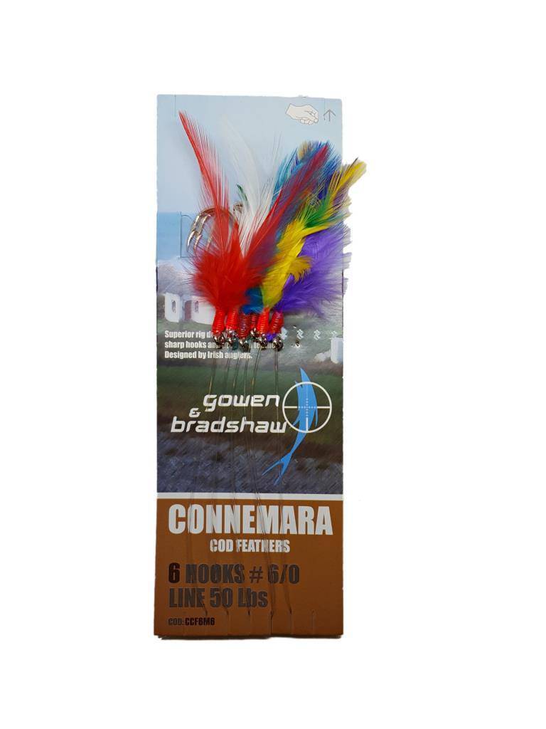 Connemara | Colour Mackerel Feather | 6 Hook | Size 6