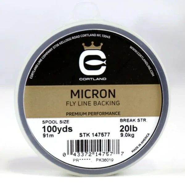 Cortland | Micron Fly Line Backing | 91m | 9.0kg
