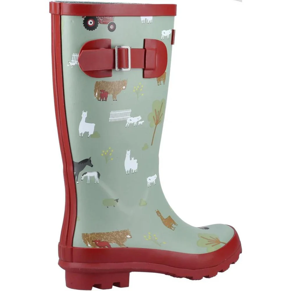 Cotswold | Farmyard Junior Wellingtons | Farm - Image 2