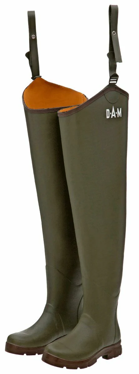 DAM | Flex Rubber Hip Wader | Bootfoot Cleated