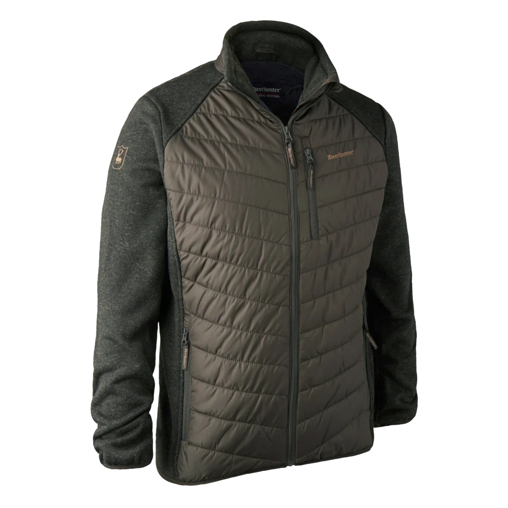 Deerhunter | Knitted Sleeved Moor Padded Jacket | Timber