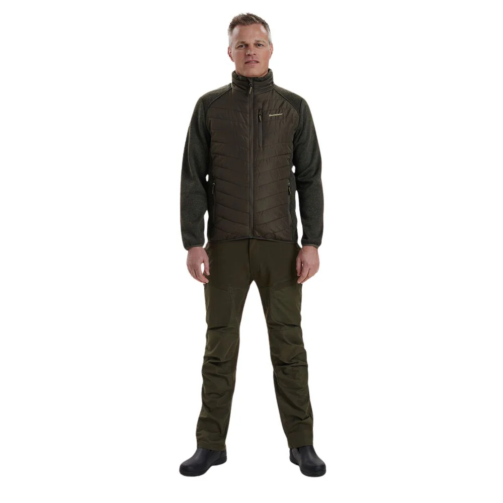 Deerhunter | Knitted Sleeved Moor Padded Jacket | Timber - Image 3
