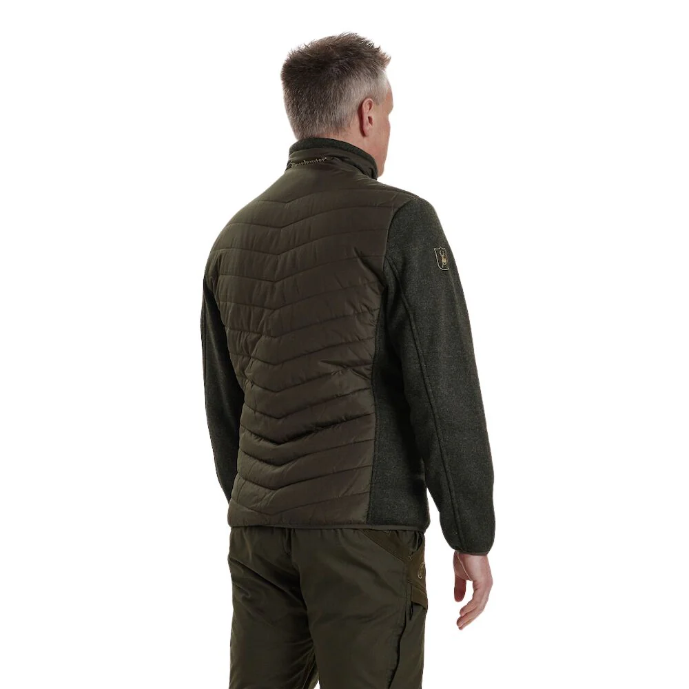Deerhunter | Knitted Sleeved Moor Padded Jacket | Timber - Image 4
