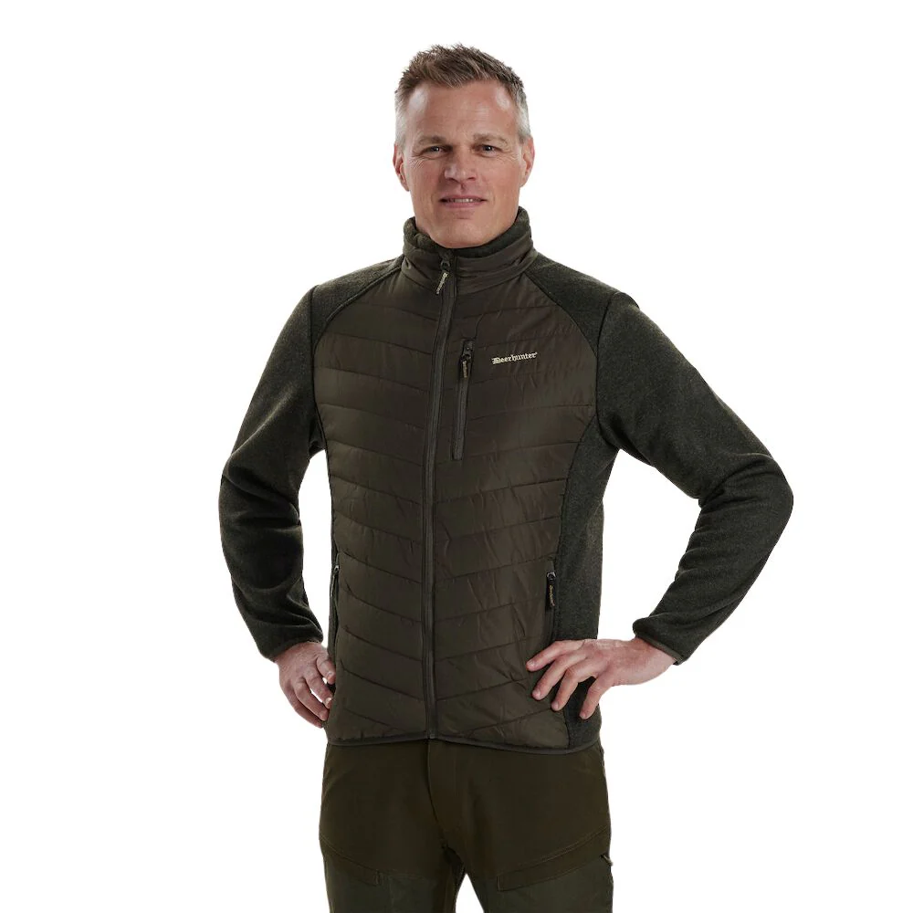 Deerhunter | Knitted Sleeved Moor Padded Jacket | Timber - Image 5