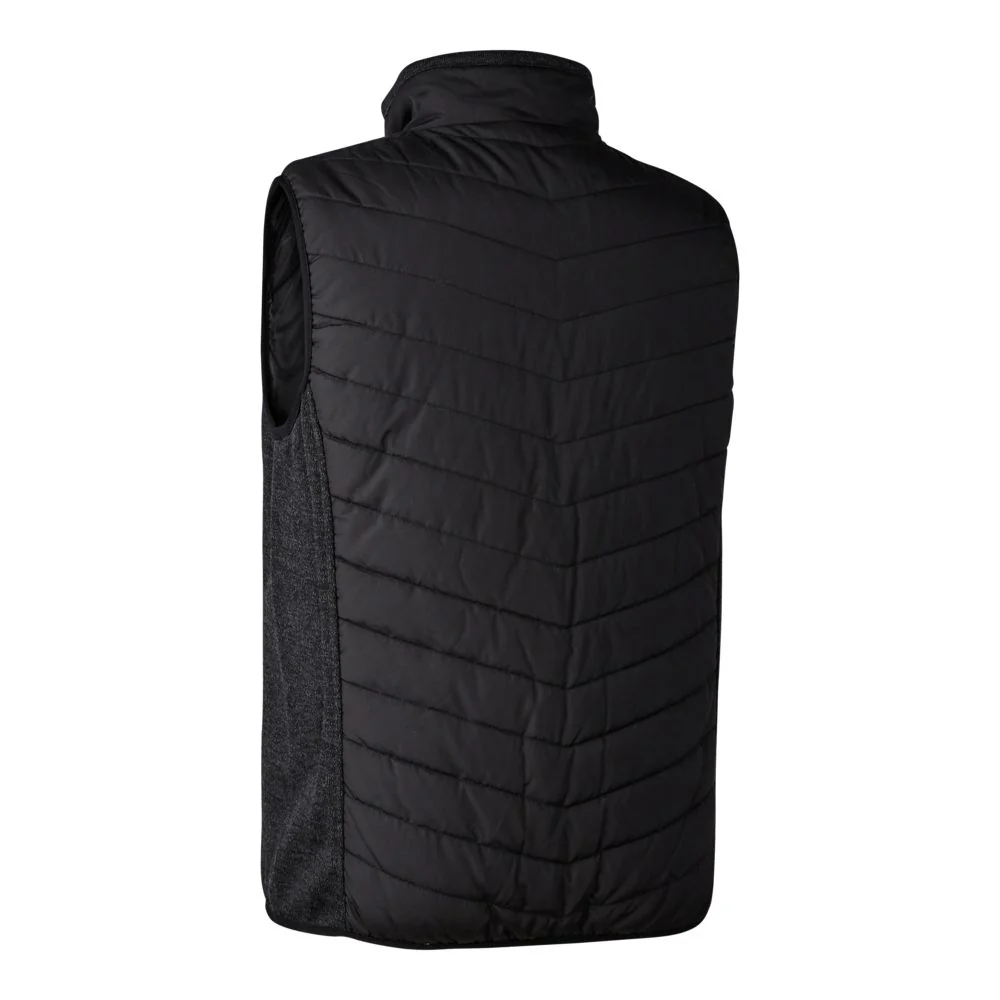 Deerhunter | Moor Padded Waistcoat | Black - Image 2