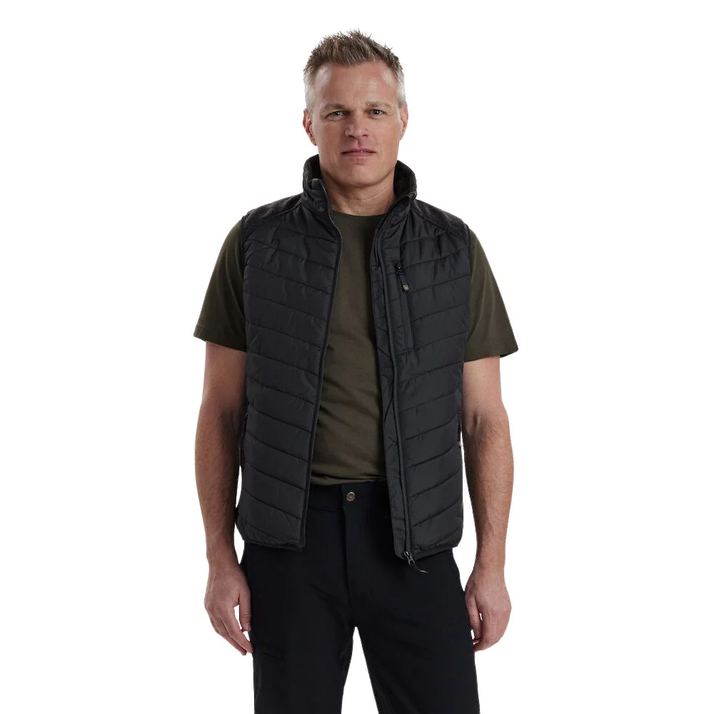 Deerhunter | Moor Padded Waistcoat | Black - Image 4