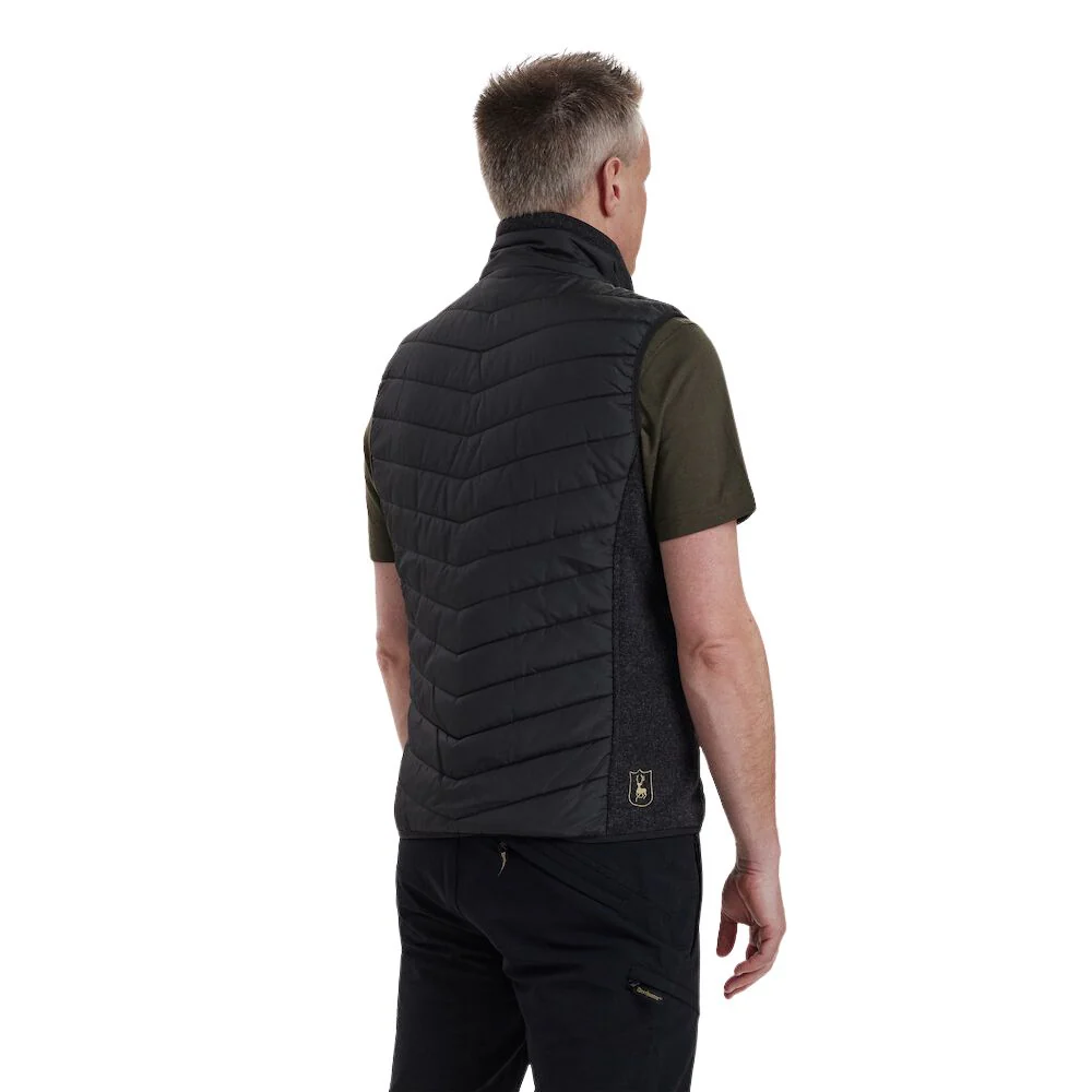 Deerhunter | Moor Padded Waistcoat | Black - Image 5