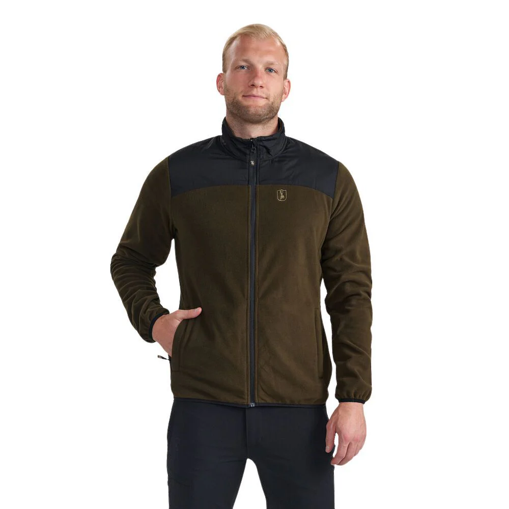 Deerhunter | Northward Fleece Jacket | Chestnut Brown - Image 3