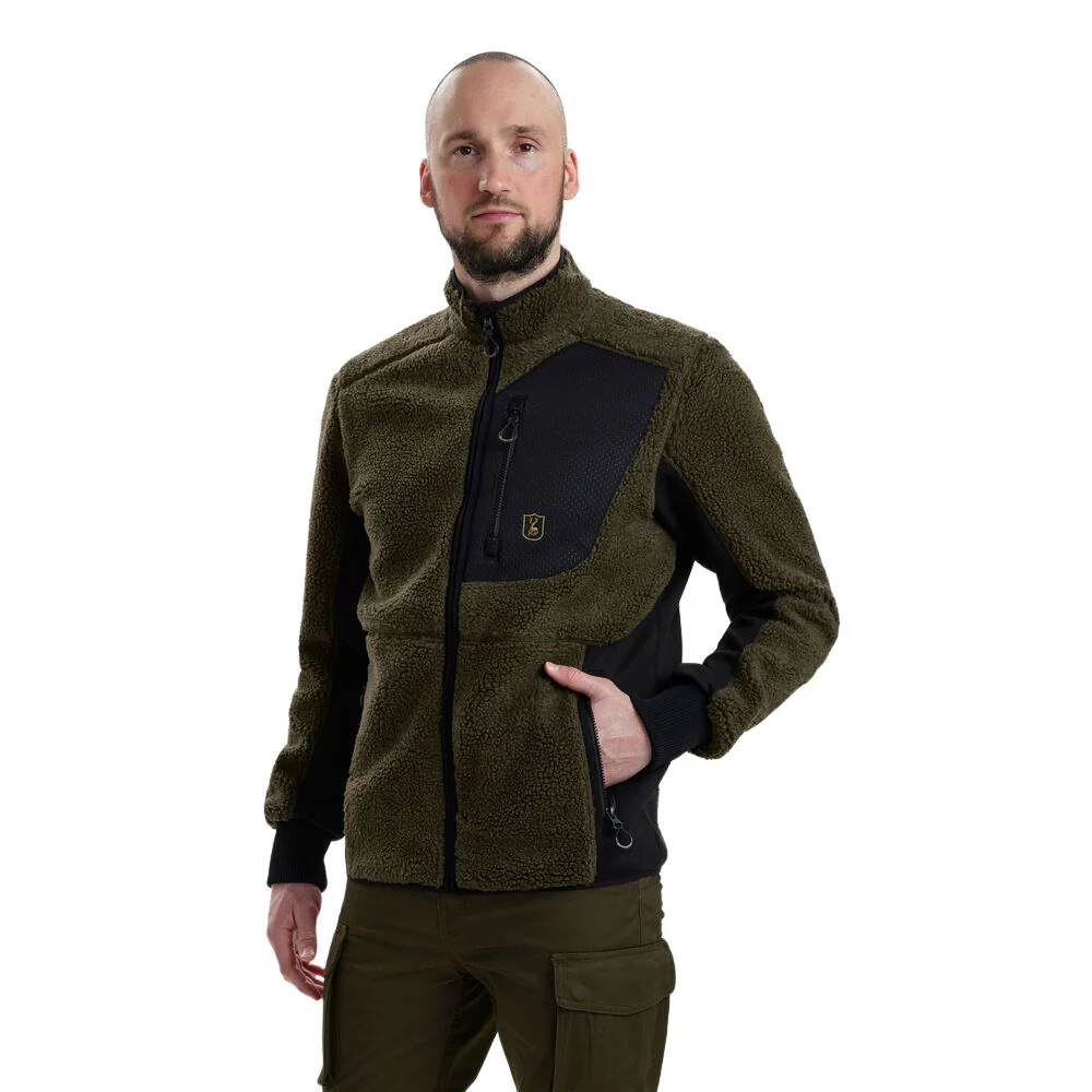 Deerhunter | Rogaland Fiber Pile Jacket | Adventure Green - Image 3