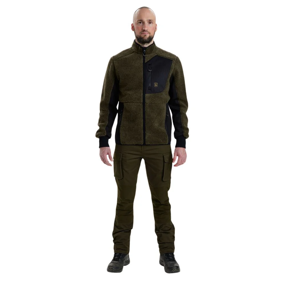 Deerhunter | Rogaland Fiber Pile Jacket | Adventure Green - Image 5