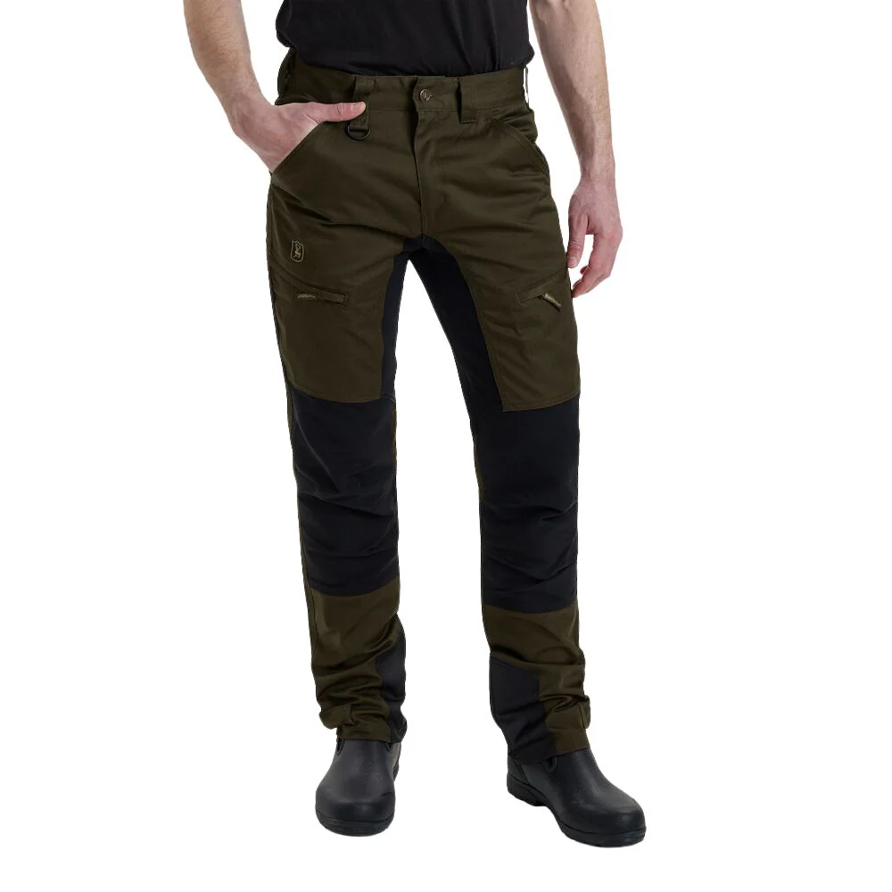Deerhunter | Rogaland Stretch Trousers with contrast | Adventure Green - Image 3