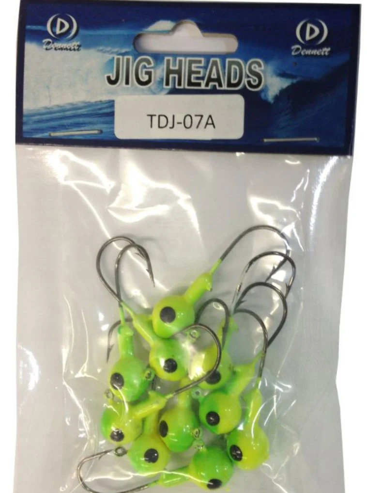 Dennett | Round Jig Heads | Assorted Colours - Image 2
