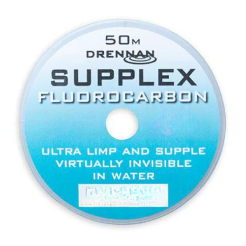 Drennan Supplex Fluorocarbon 50m | 1.7lb | 0.105mm | 0.77kg