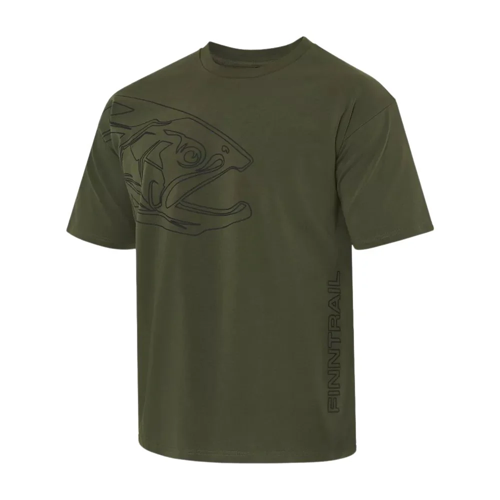 Finntrail | Big Fish T-Shirt | Khaki - Image 2