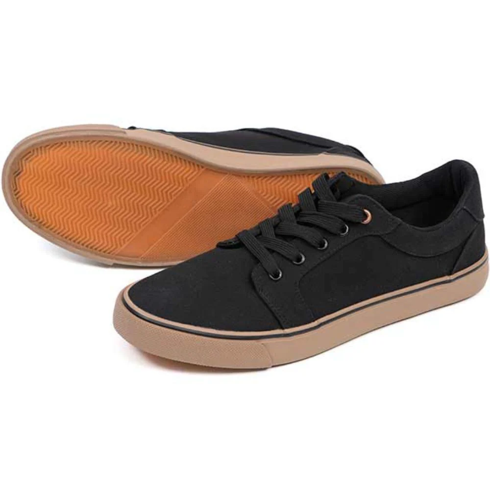 Fox | Black Canvas Shoes - Image 2