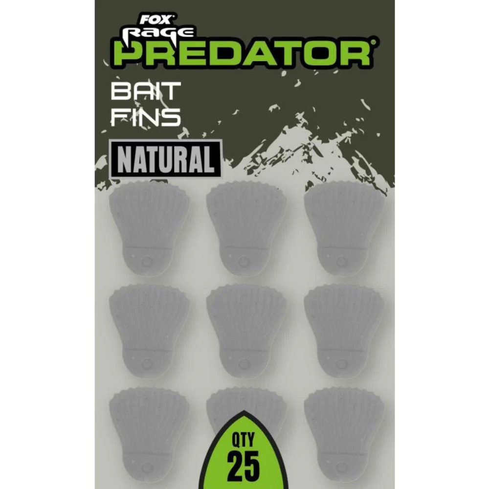 Fox Rage | Predator Bait Fins Natural | 25pcs - Image 2
