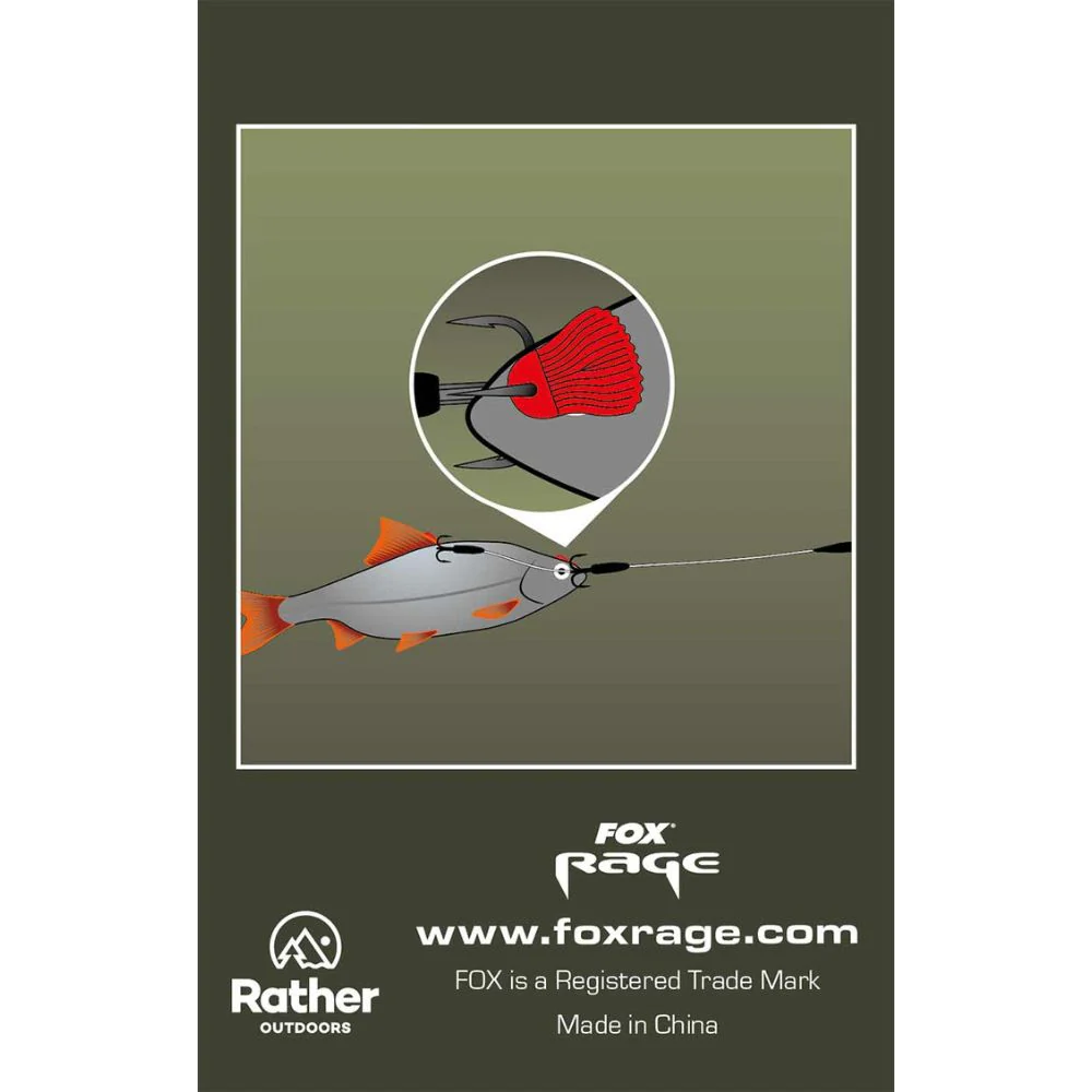 Fox Rage | Predator Bait Fins Red | x 25 - Image 3