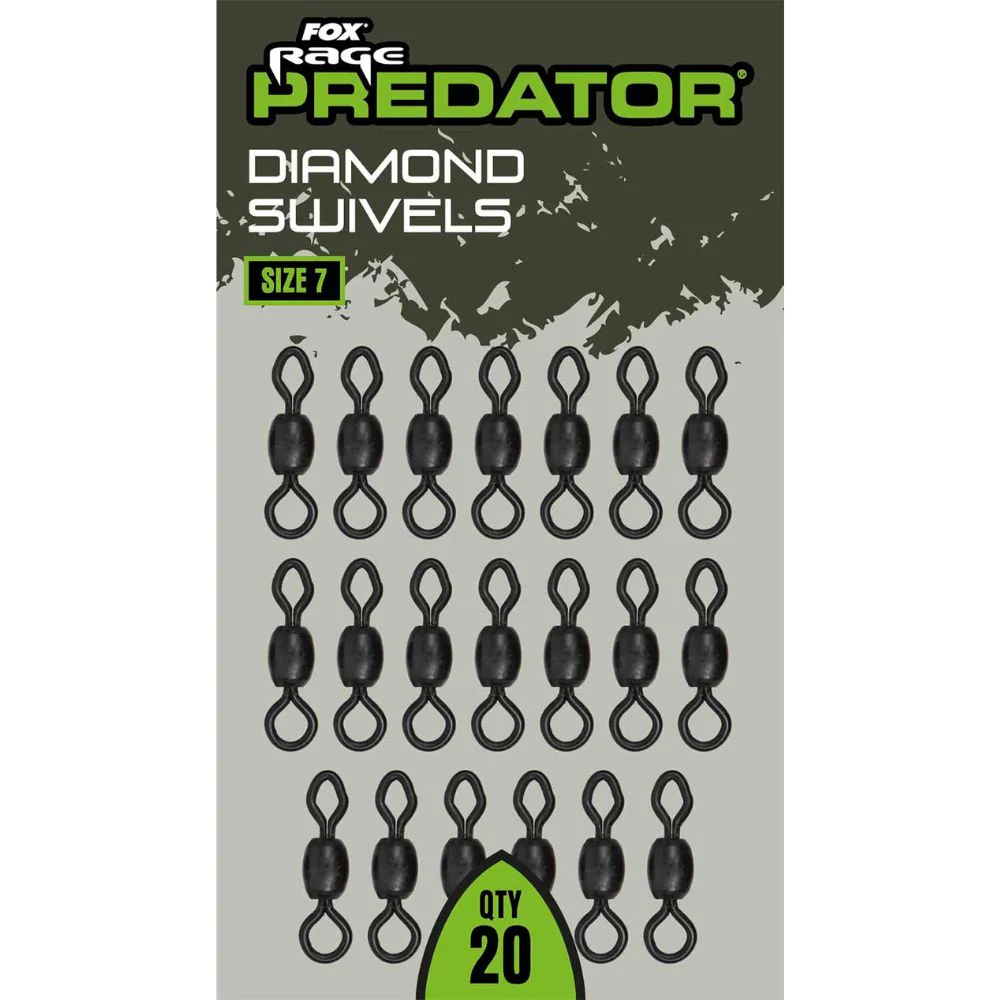 Fox Rage | Predator Diamond Swivels - Image 2
