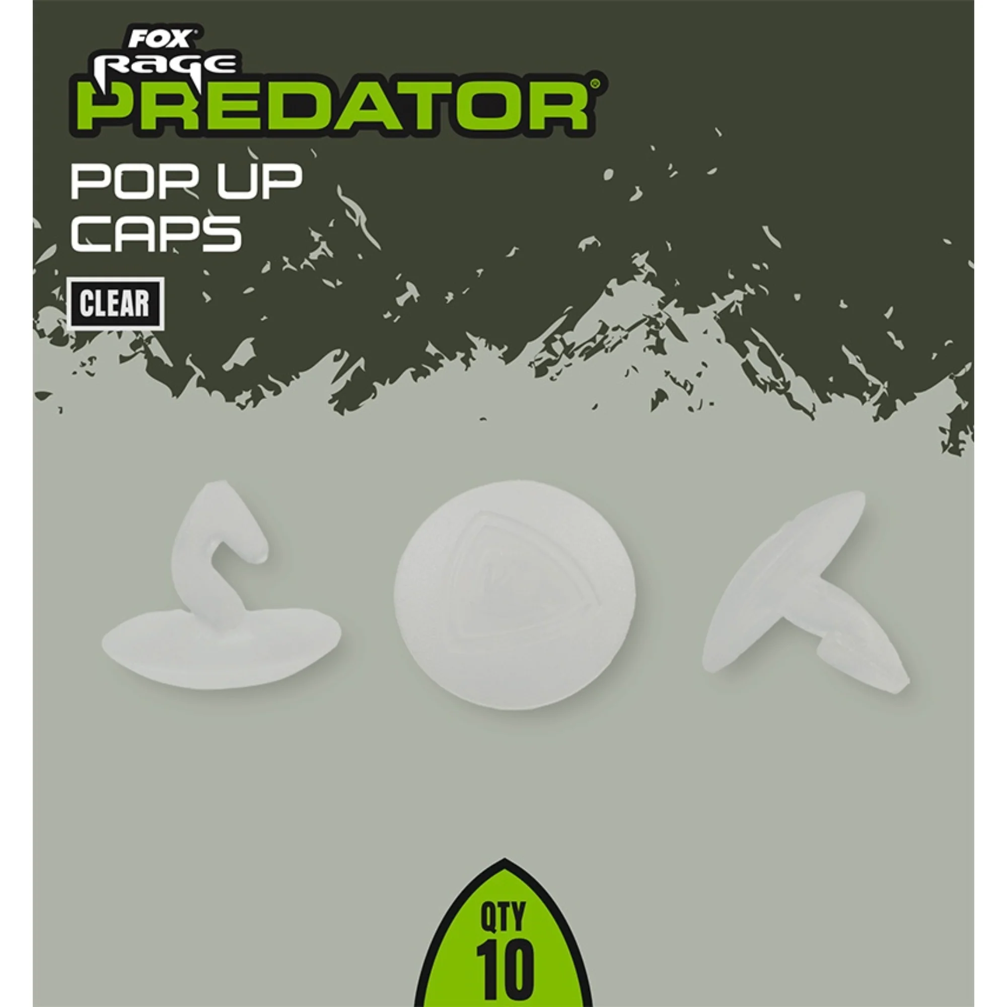 Fox Rage Predator | Pop Up Caps | Clear