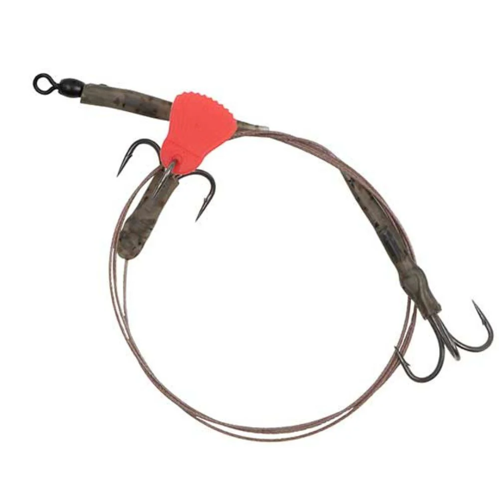 Fox Rage | Predator Twin Treble Trace | Barbed | 52cm | 40lb - Image 2