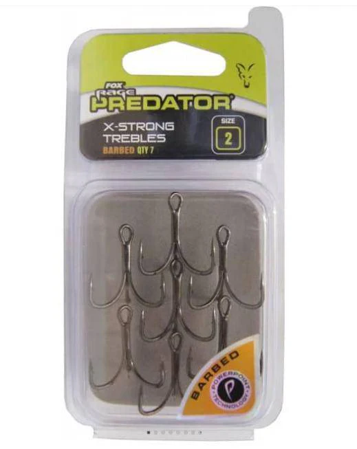 Fox Rage | Predator X-Strong | Trebles | 7 Per Pack - Image 2
