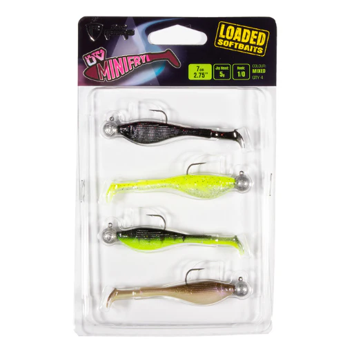 Fox Rage | Ultra UV Mini Fry Mixed Colour Loaded Lure Pack