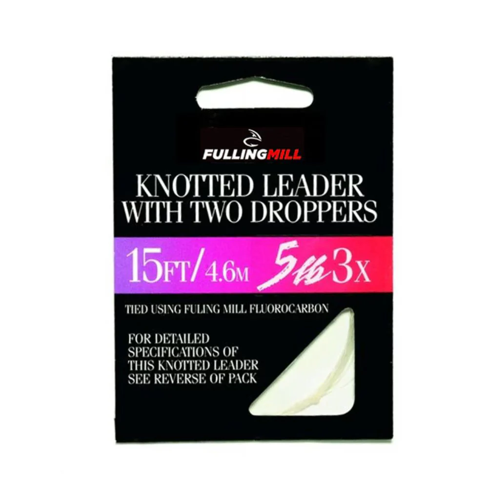 FullingMill | Leader 15ft with 2 droppers - Image 2