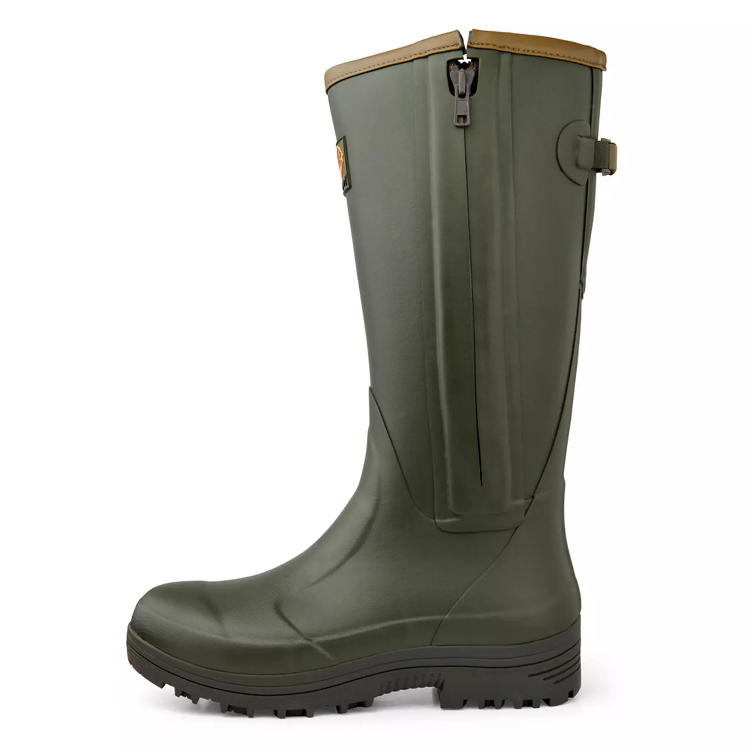 Gateway1 | Pheasant Game Boots | 18" 5mm side-zip | Dark Olive - Image 2