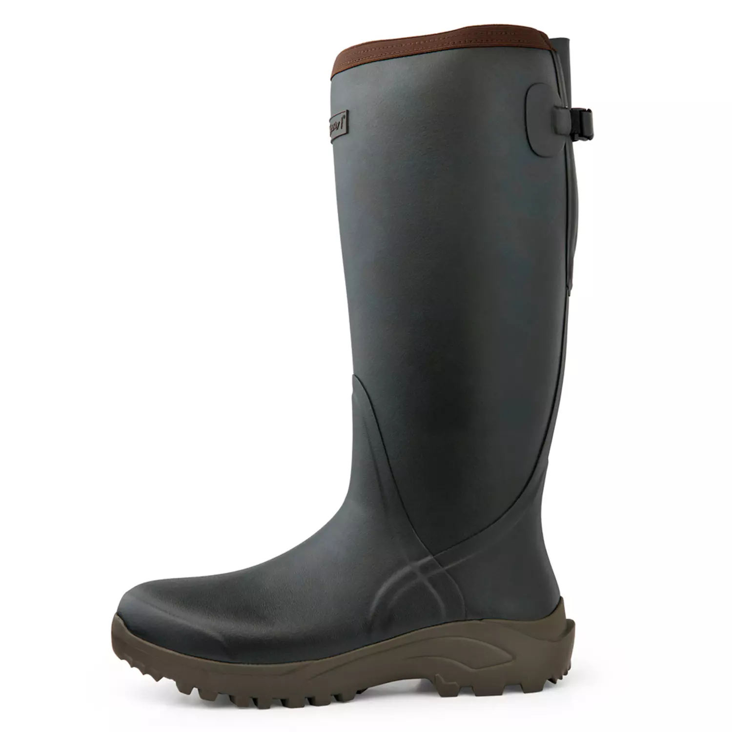 Gateway1 | Sportsman II Lady 17" 4mm | Rubber Boots | Khaki - Image 2