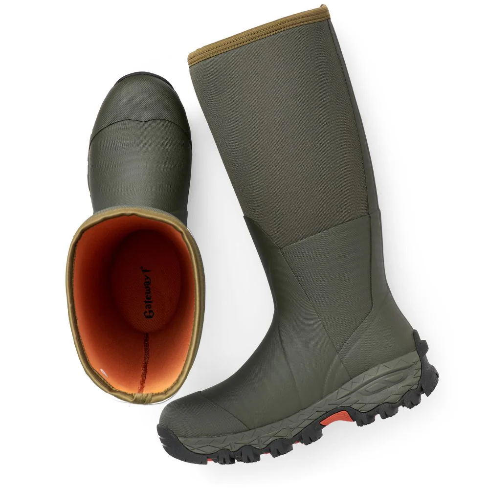 Gateway1 | Woodbeater 18" 7mm Rubber Boot | Dark Green - Image 6
