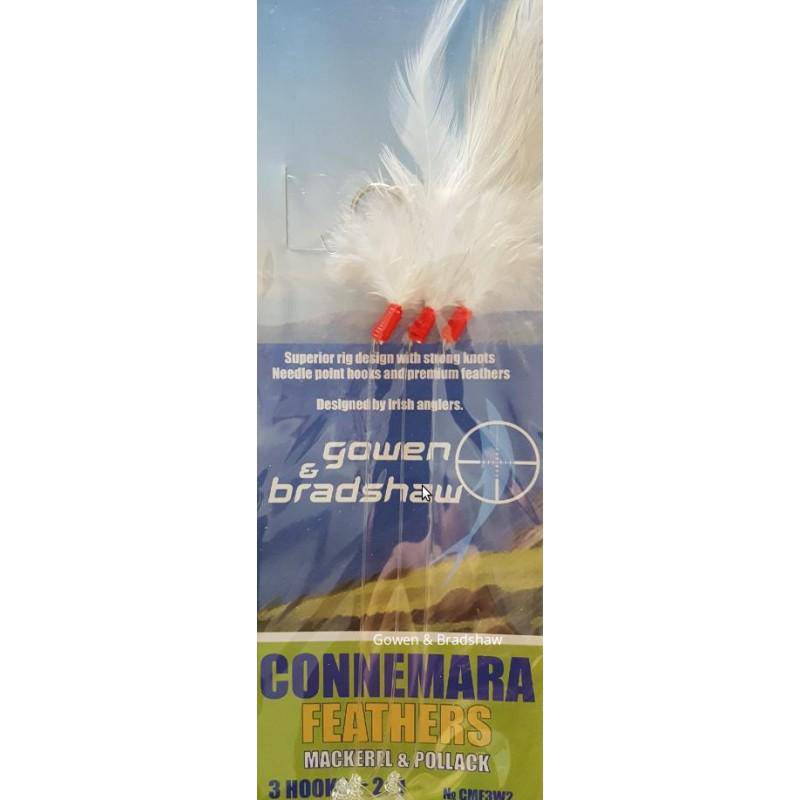 Gowan & Bradshaw | Connemara | Mackerel Feathers | White