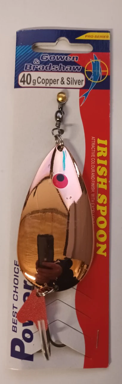 Gowen & Bradshaw | Corrib 3" Spoon | 40g | Copper Silver