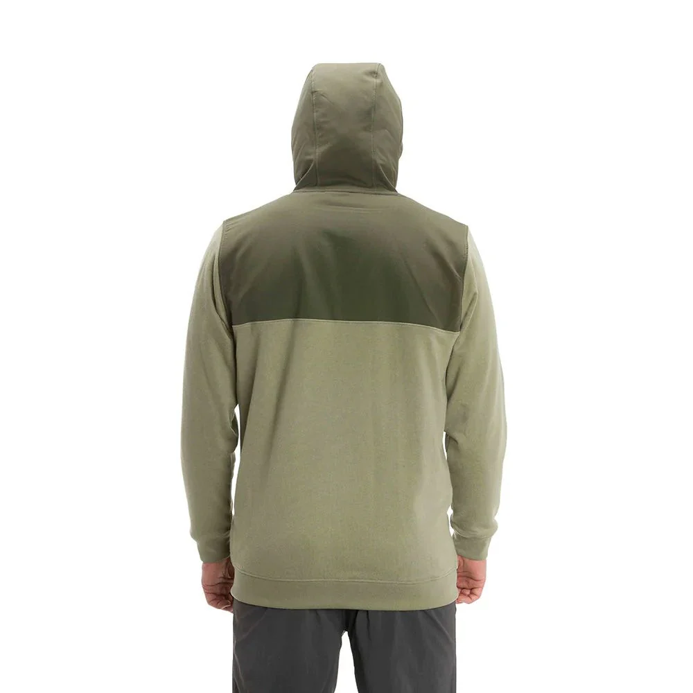 Grundens | Daggerboard Full Zip DWR Hoodie | Deep Lichen Green - Image 4