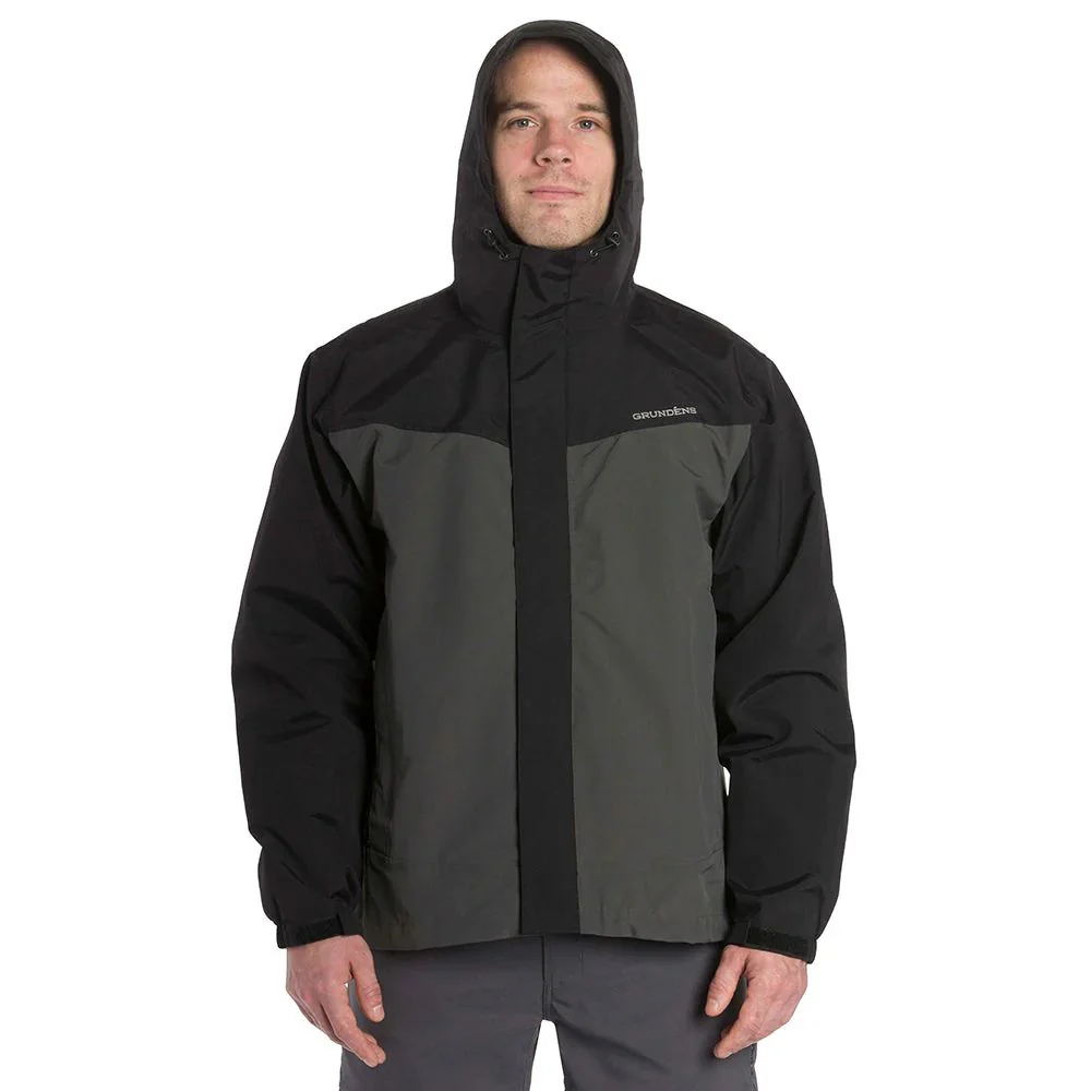 Grundens | Full Share Commercial Grade Shell Jacket | Black/Grey - Image 4