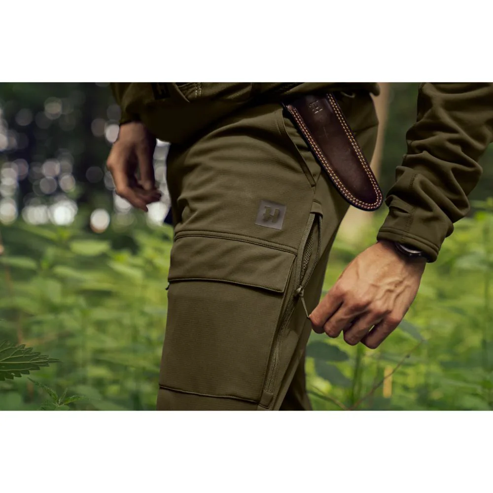 Härkila | Deerstalker Light Trousers | Willow green/Shadow brown - Image 4
