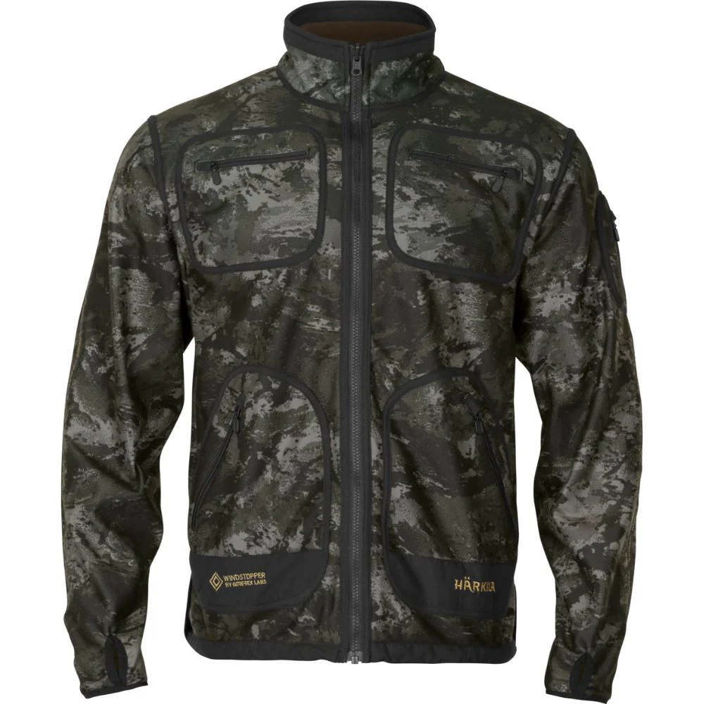 Härkila | Kamko NOCTYX WSP Reversible Fleece Jacket | AXIS MSP®Black/Willow green