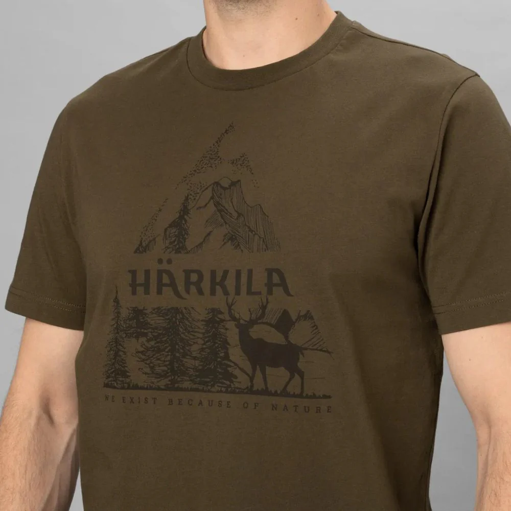 Härkila | Nature S/S T-shirt | Willow Green - Image 3