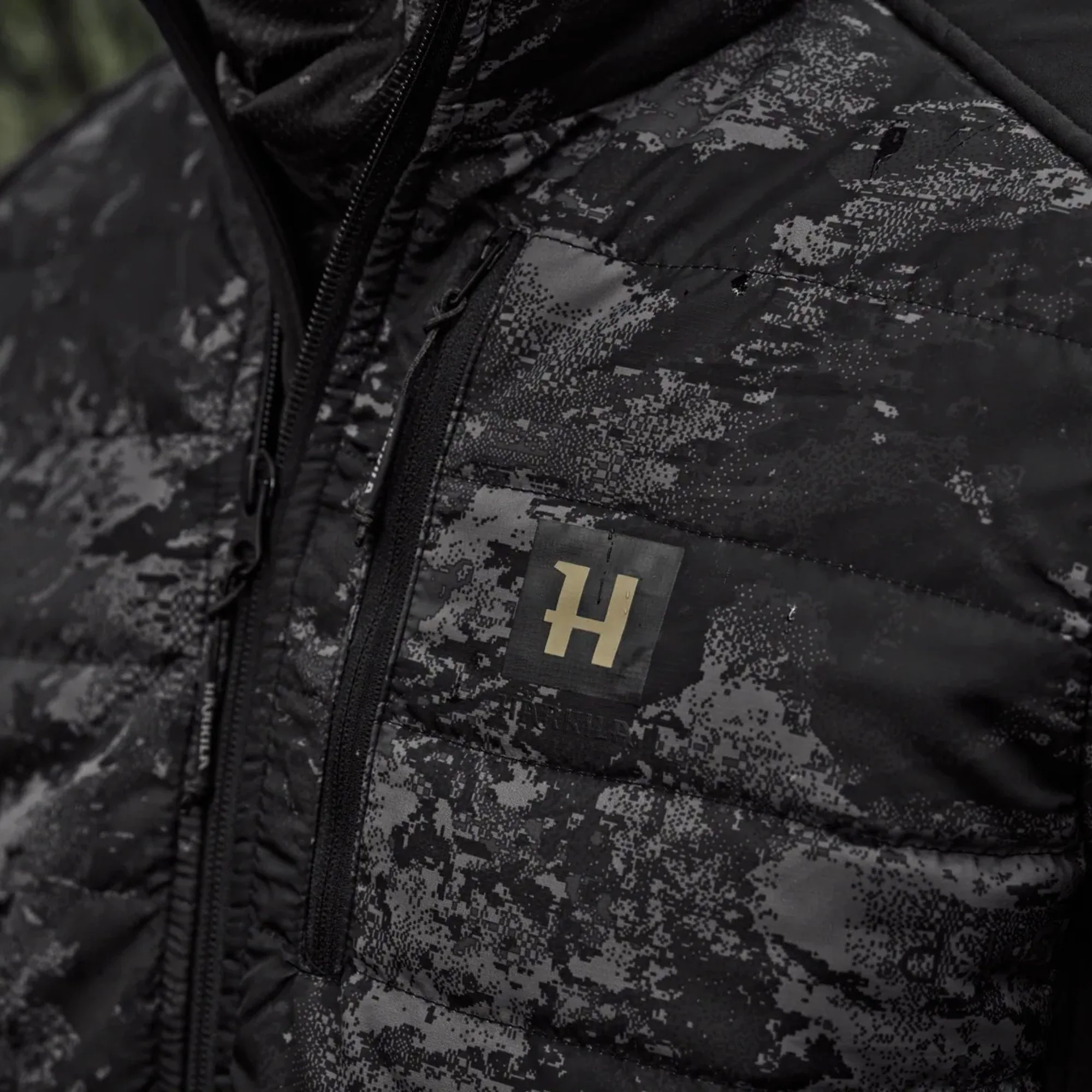 Härkila | NOCTYX camo hybrid jacket | AXIS MSP® Black/Black - Image 3
