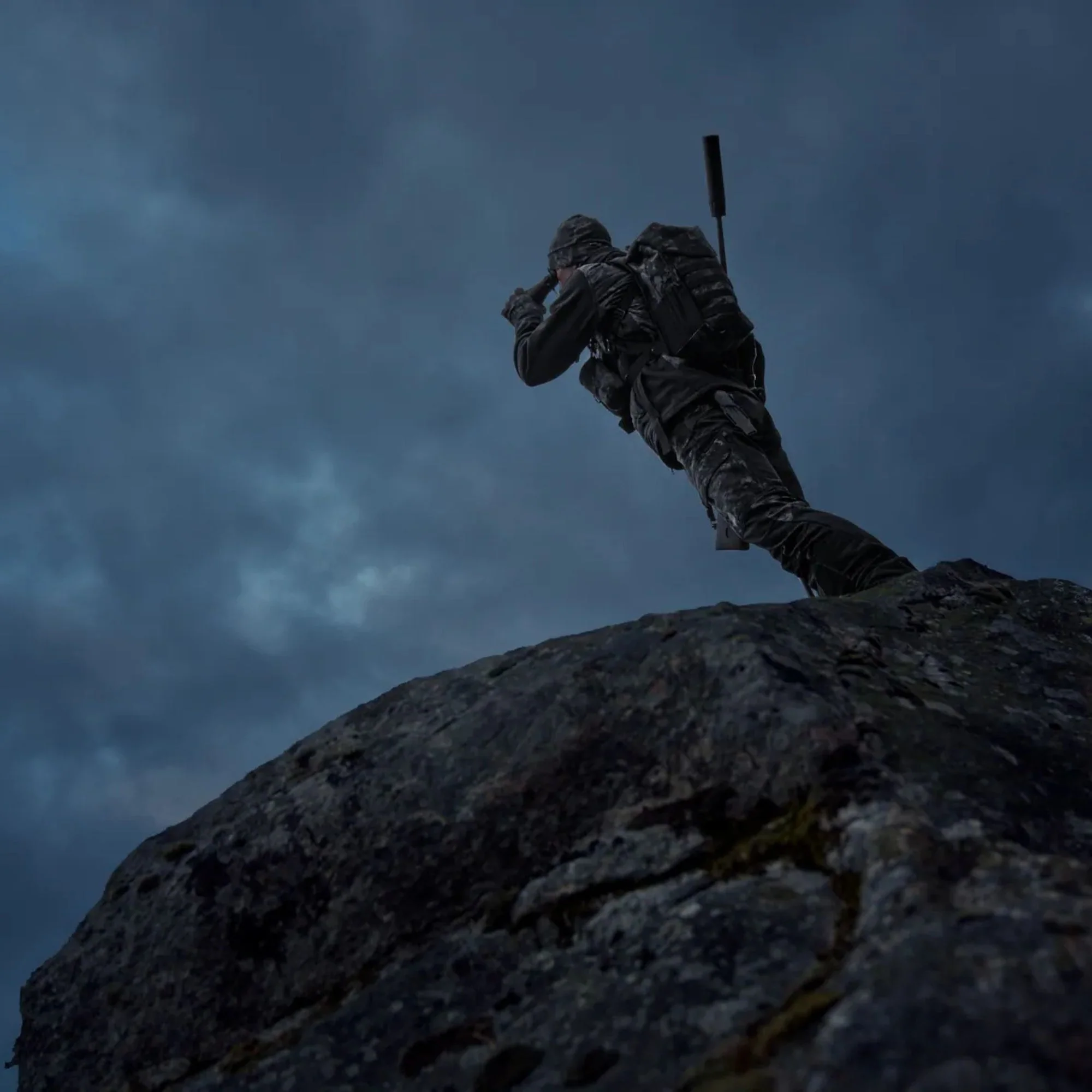 Härkila | NOCTYX camo hybrid jacket | AXIS MSP® Black/Black - Image 8