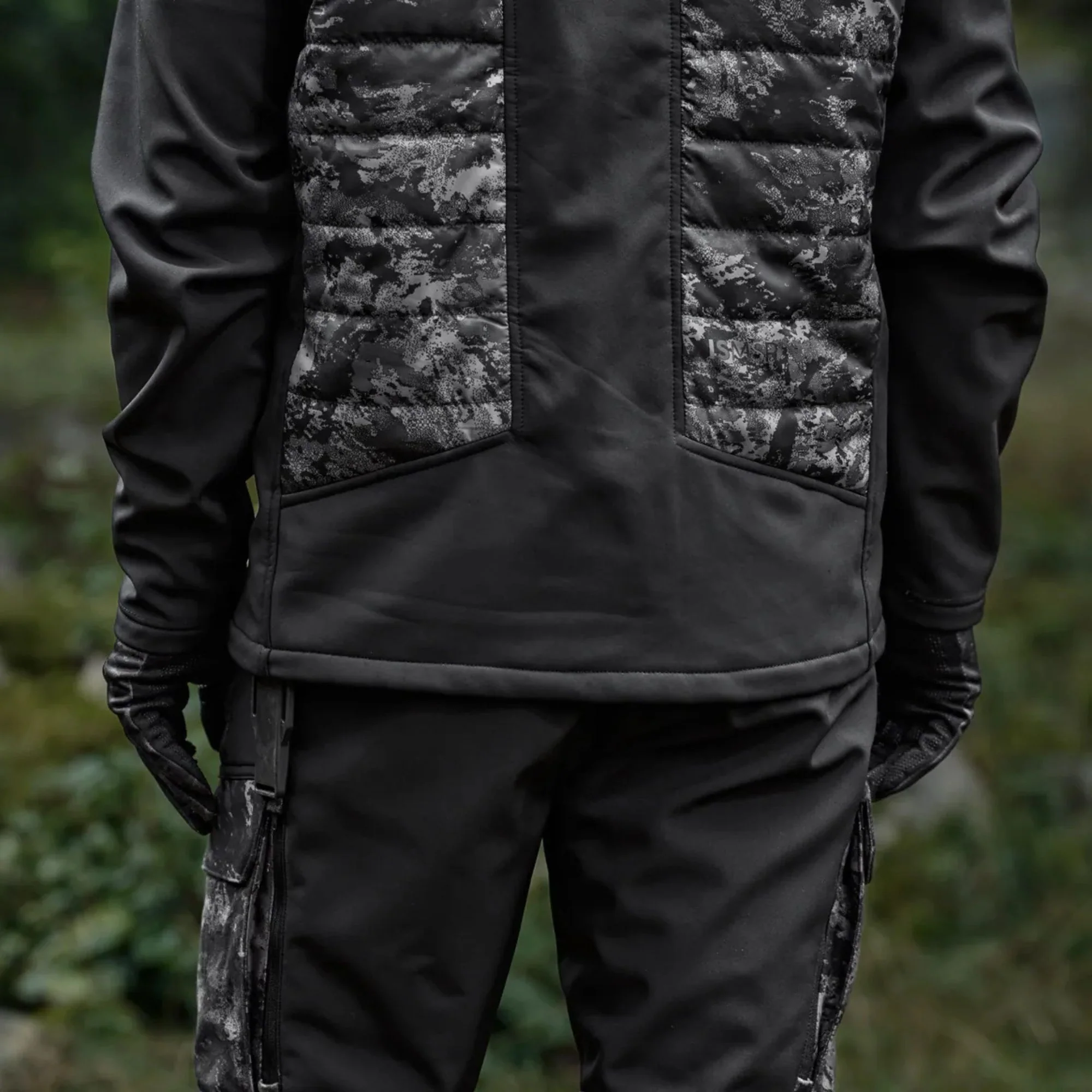 Härkila | NOCTYX camo hybrid jacket | AXIS MSP® Black/Black - Image 9