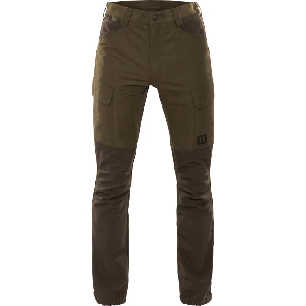 Härkila | Scandinavian Trousers 30" | Willow green/Deep brown
