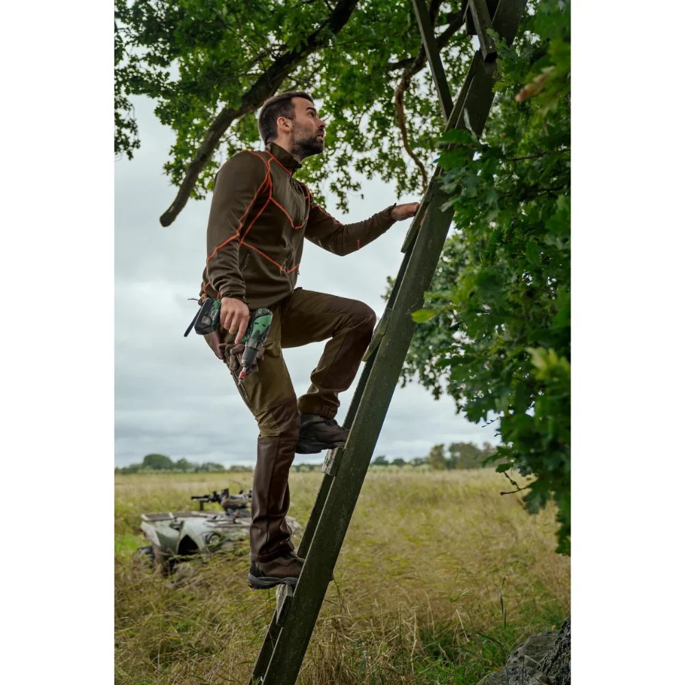 Härkila | Scandinavian Trousers 30" | Willow green/Deep brown - Image 3