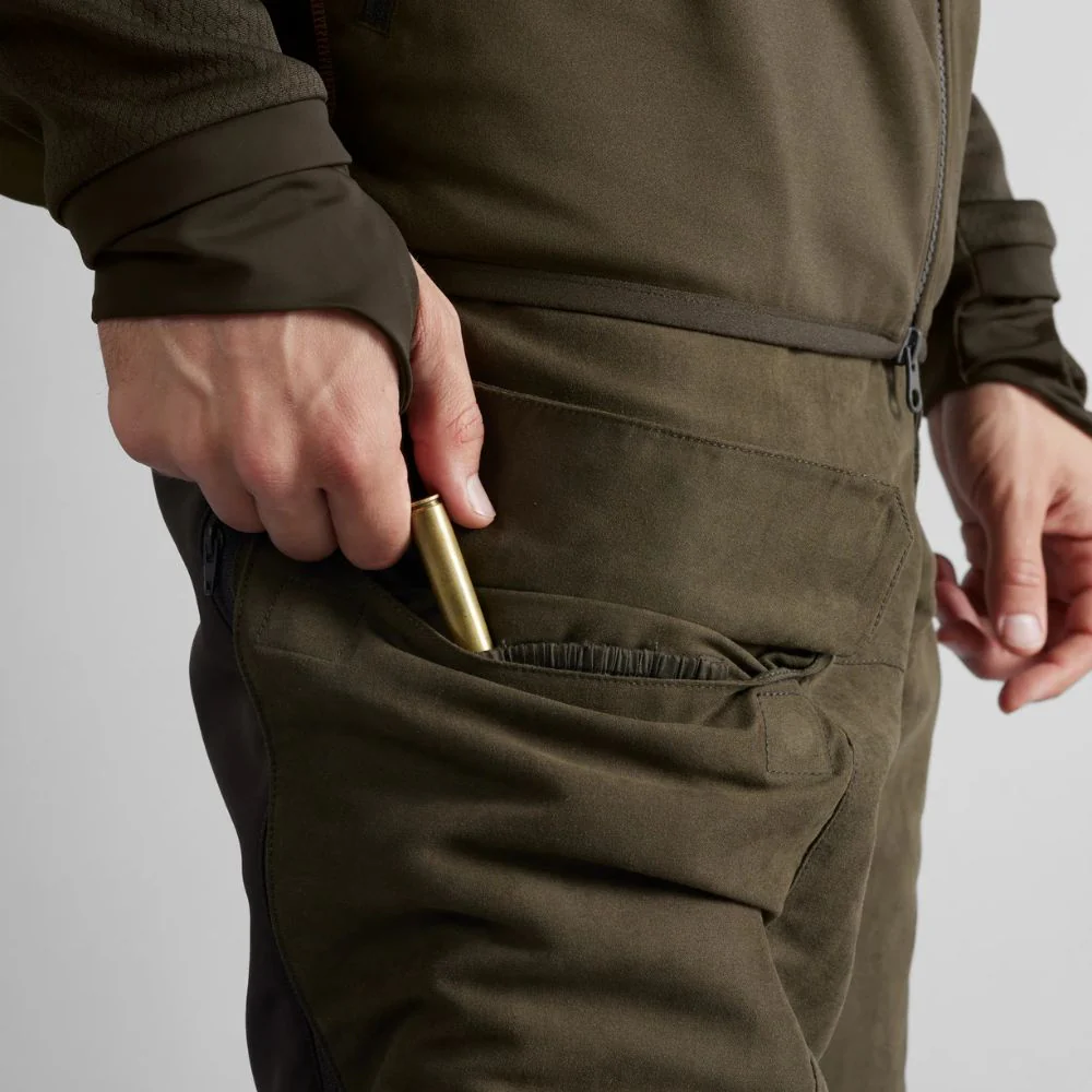 Härkila | Scandinavian Trousers 30" | Willow green/Deep brown - Image 6