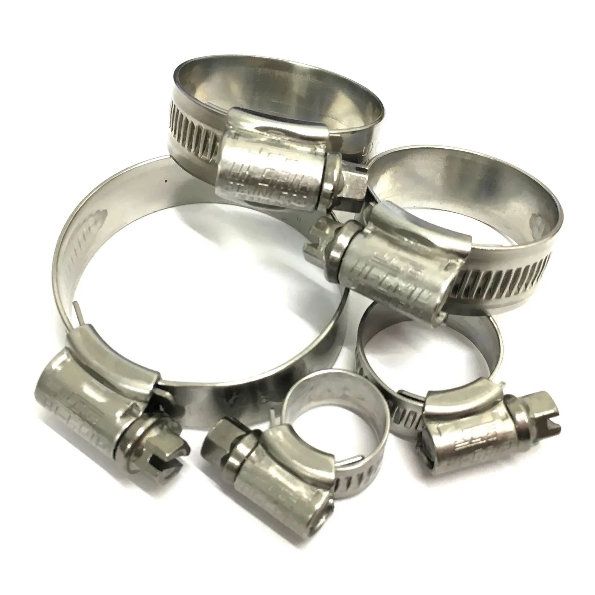 Hi-Grip | 316 Stainless Steel Hose Clips | Various Sizes