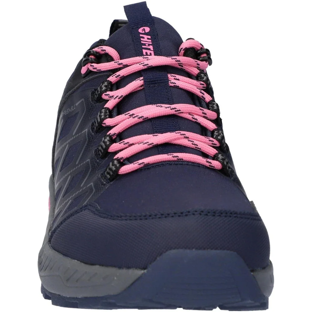 Hi-Tec | Diamonde Ladies Lightweight Waterproof Walking Shoes | Dark Blue & Pink - Image 3
